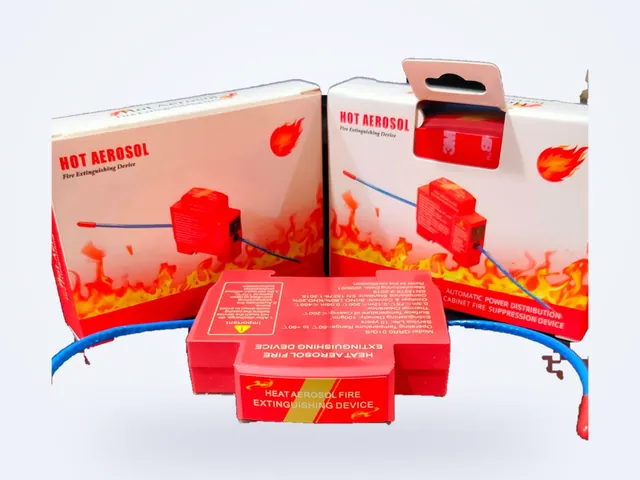 Pemadam api hot aerosol untuk panel distribusi
