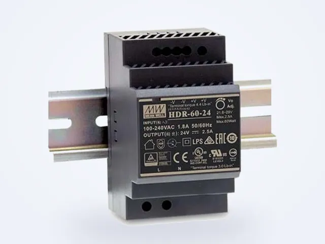 Power supply DIN rail Mean Well HDR-60
