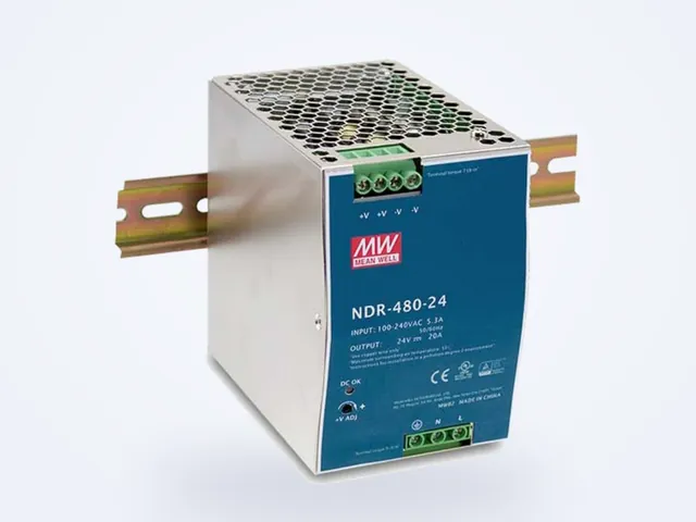 Power supply DIN rail Mean Well NDR-480